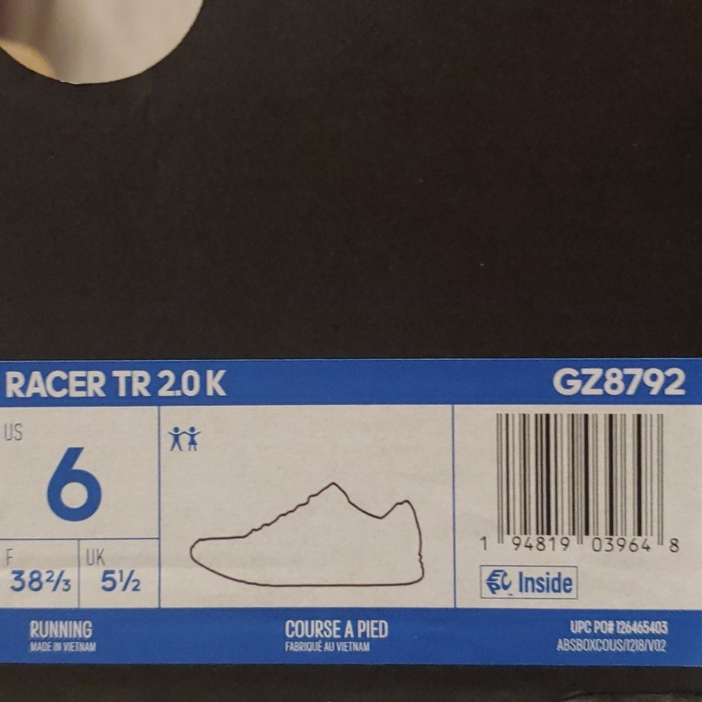 NIB Adidas Racer TR 2.0 - Picture 6 of 6